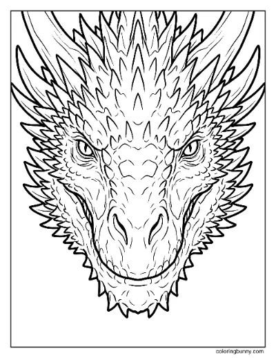 Trang Tô Màu Rồng Drogon - Trò Chơi Vương Quyền