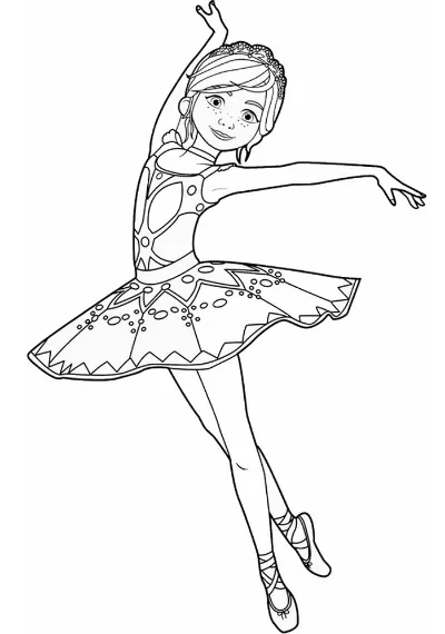 félicie đang múa ba lê