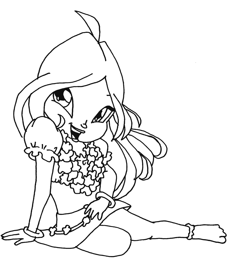 flora nhỏ bé trong winx club