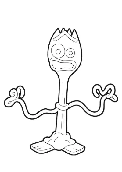 forky sợ hãi