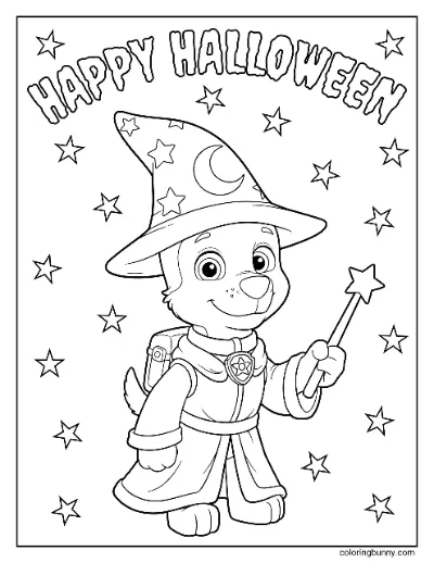 Trang Tô Màu Halloween Chase