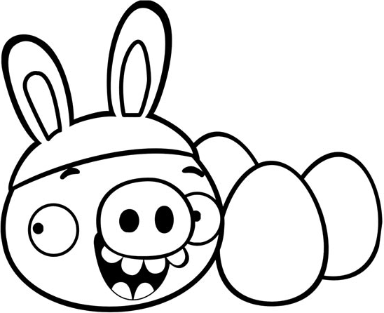 heo vui vẻ với 3 quả trứng