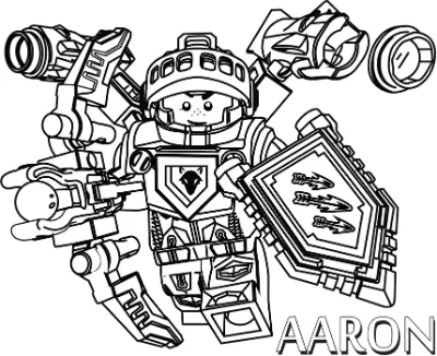 hiệp sĩ lego aaron