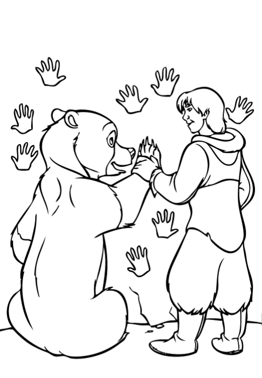 kenai và denahi in dấu bàn tay