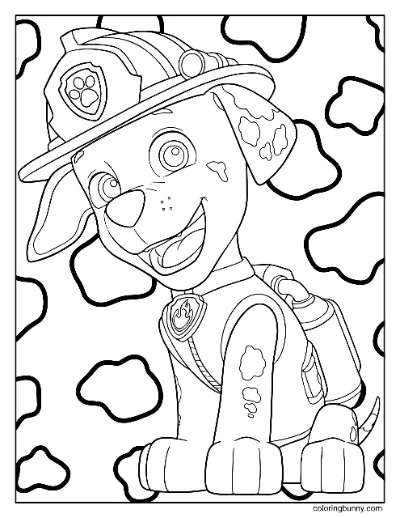 Trang Tô Màu Marshall Có Phông Nền