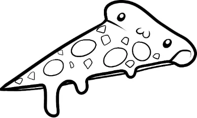 miếng pizza dễ thương