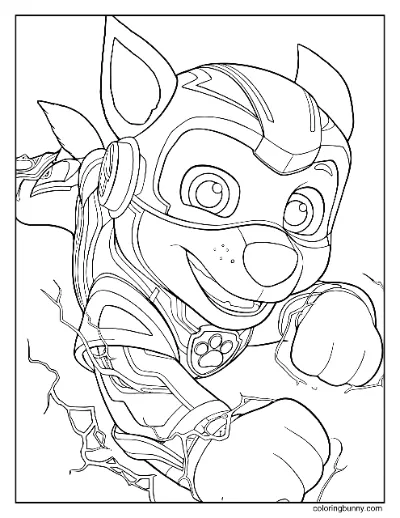 Trang Tô Màu Mighty Chase