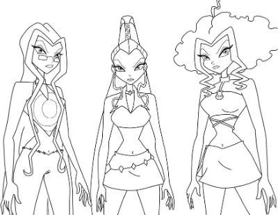 nhóm trix trong winx club