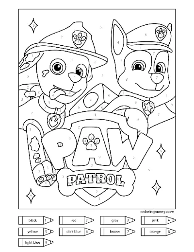 Trang Tô Màu Theo Số Chase và Marshall