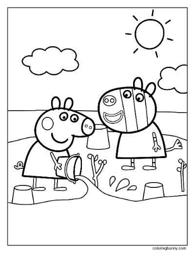 Peppa Pig và Zoe Ngựa Vằn