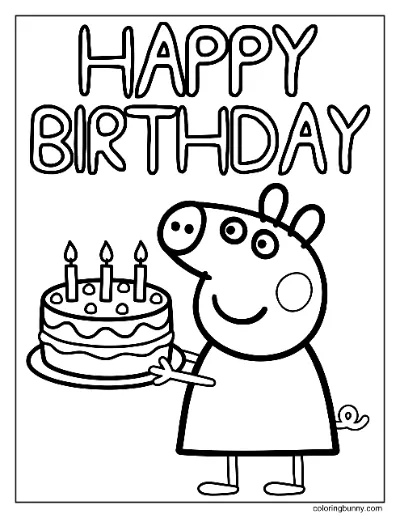 Peppa Pig Chúc Mừng Sinh Nhật