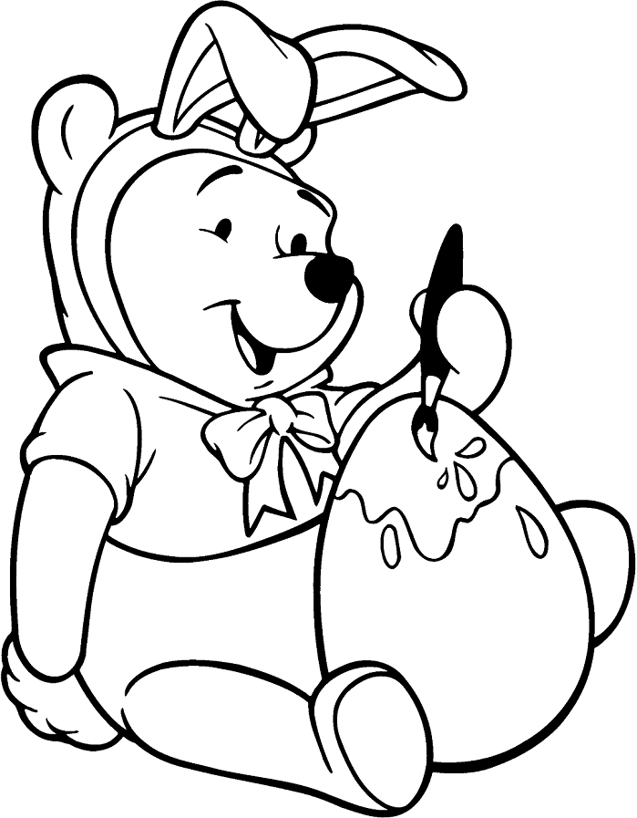 pooh sơn trứng phục sinh