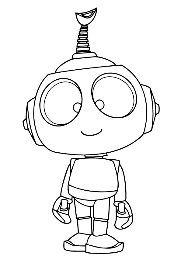 rô bốt rob mỉm cười