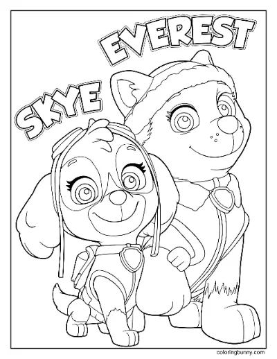 Trang Tô Màu Skye và Everest