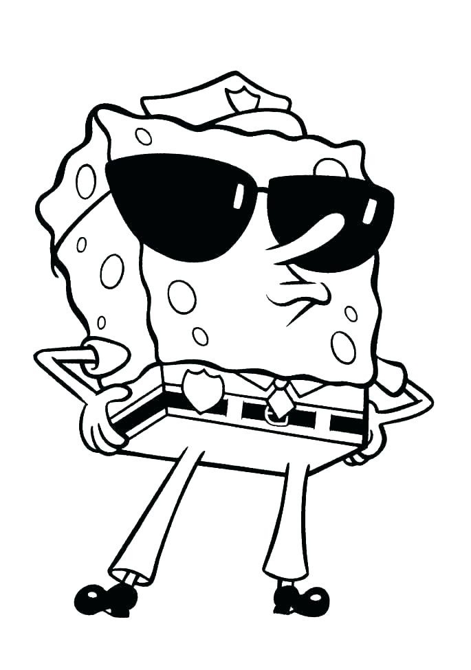 spongebob cảnh sát