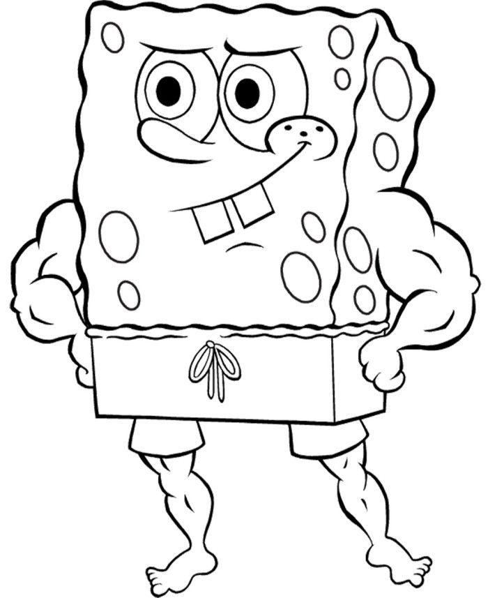 spongebob cơ bắp
