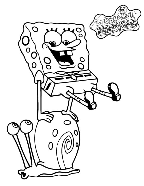 spongebob nhảy qua gary