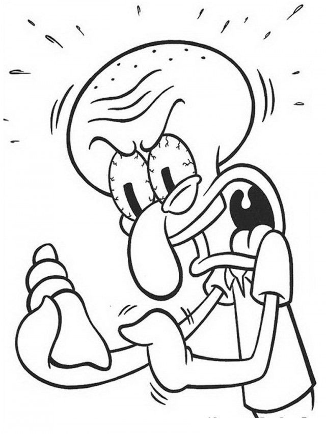 squidward giận dữ