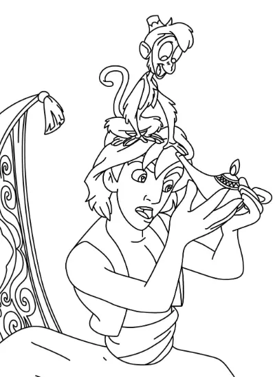 Aladdin Và Chú Khỉ Của Anh Ấy