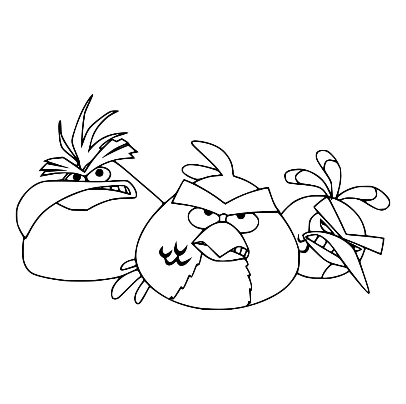 Tô Màu Angry Birds