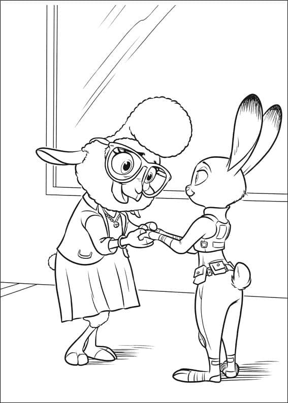 Bellwether và Judy Trong Zootopia