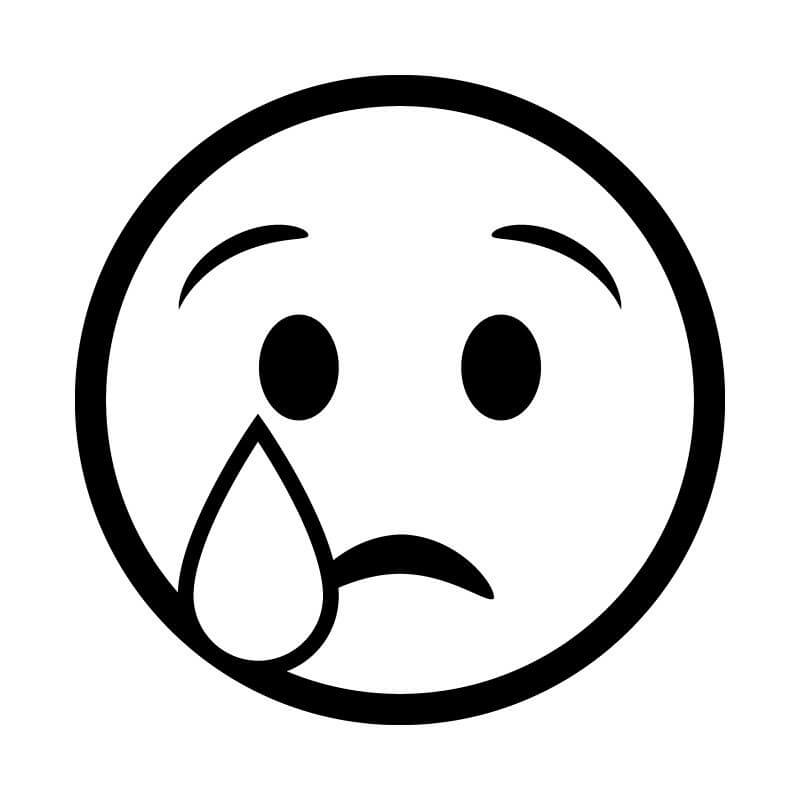 Biểu Tượng Cảm Xúc Buồn Chảy Nước Mắt