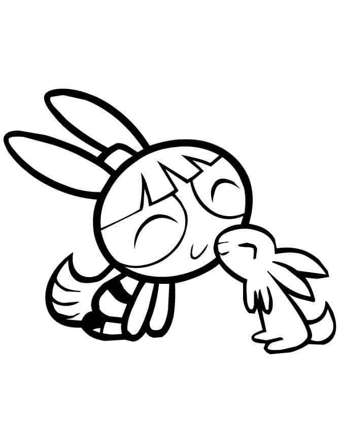 Blossom và Thỏ Con