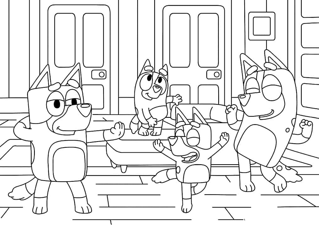 Bluey và Các Bạn