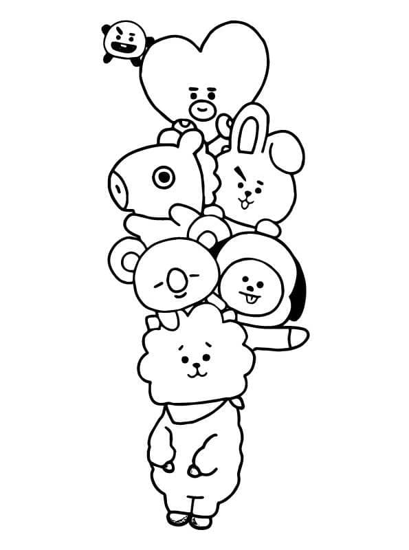 Bộ Sưu Tập BT21 Cá Tính