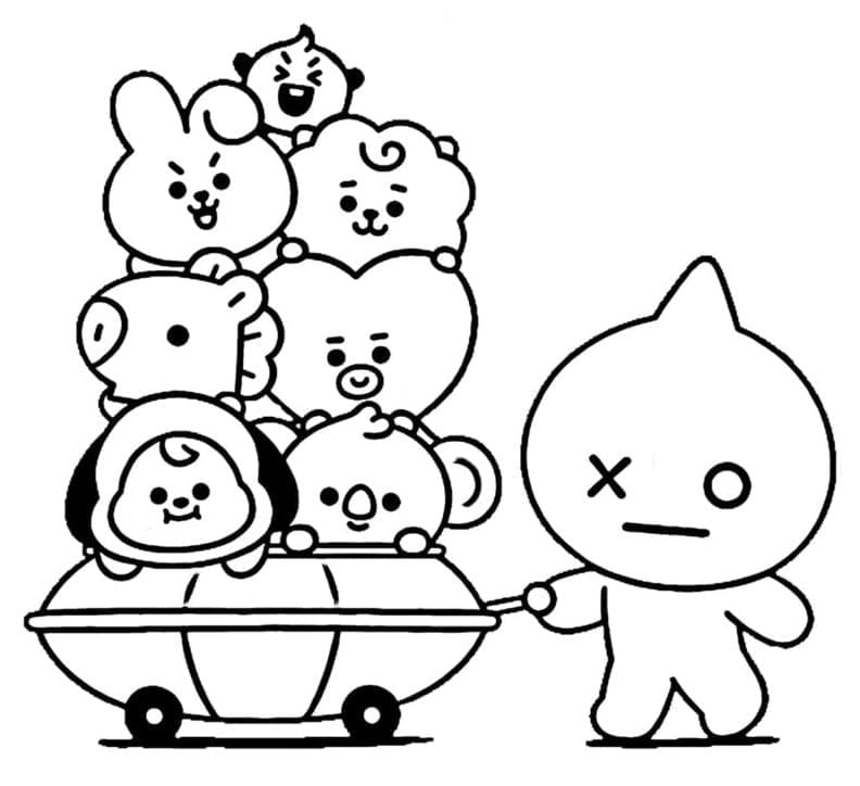 Tô Màu BT21