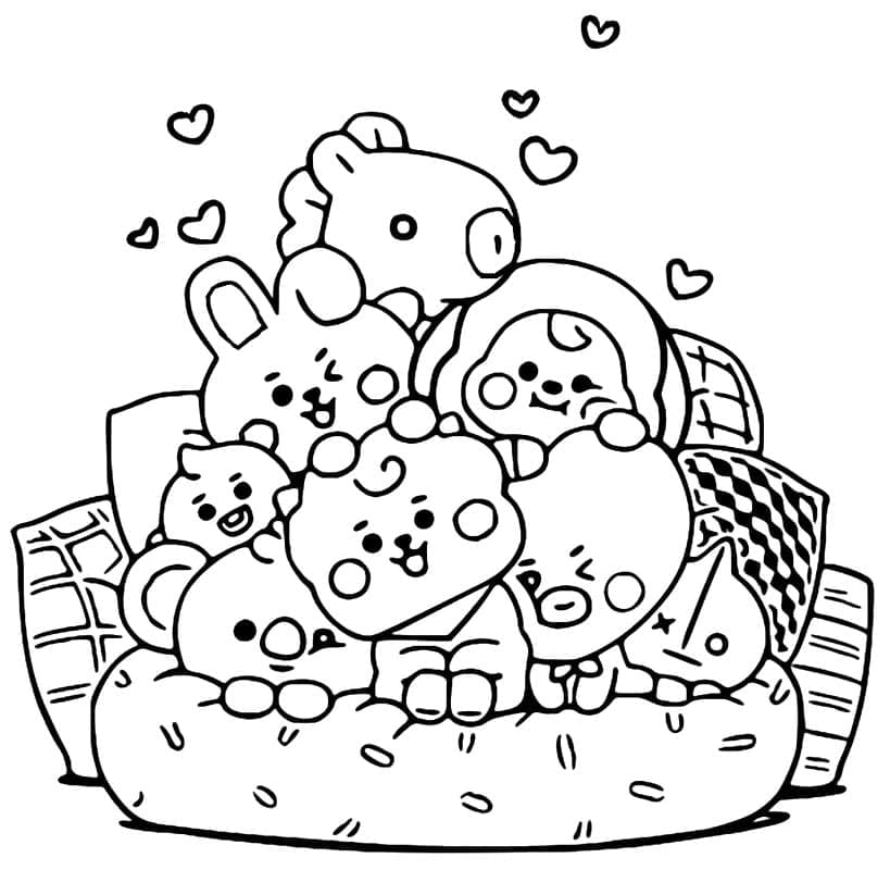 Bộ Sưu Tập BT21 Cute