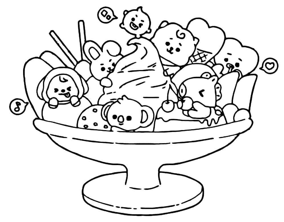 Bộ Sưu Tập BT21 Phong Cách