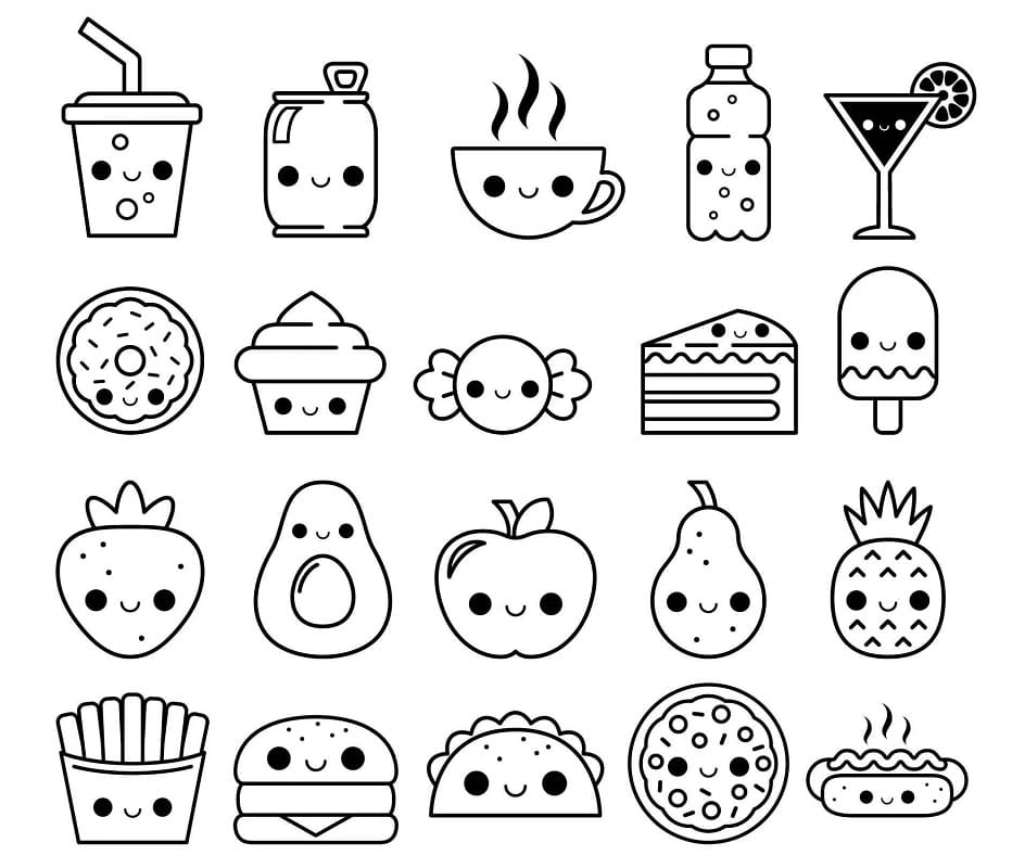 Bộ Sưu Tập Đồ Ăn Cute