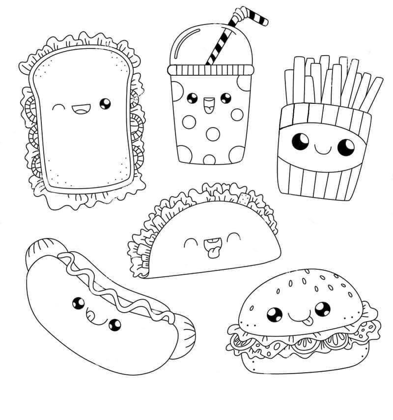 Bộ Sưu Tập Đồ Ăn Đáng Yêu