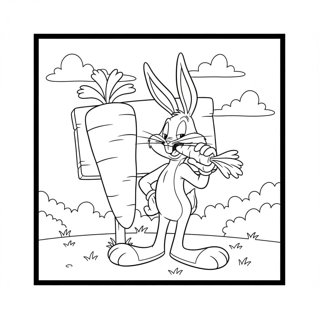 Bugs Bunny Ăn Cà Rốt