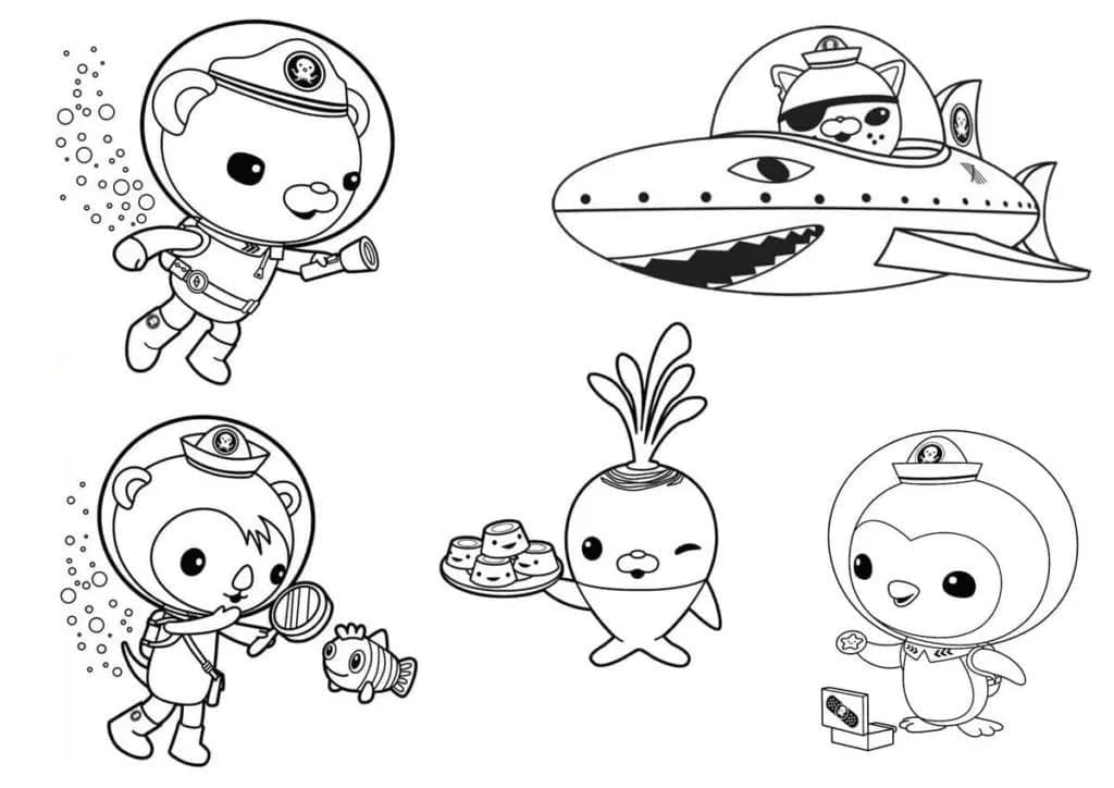 Các Nhân Vật Trong Octonauts