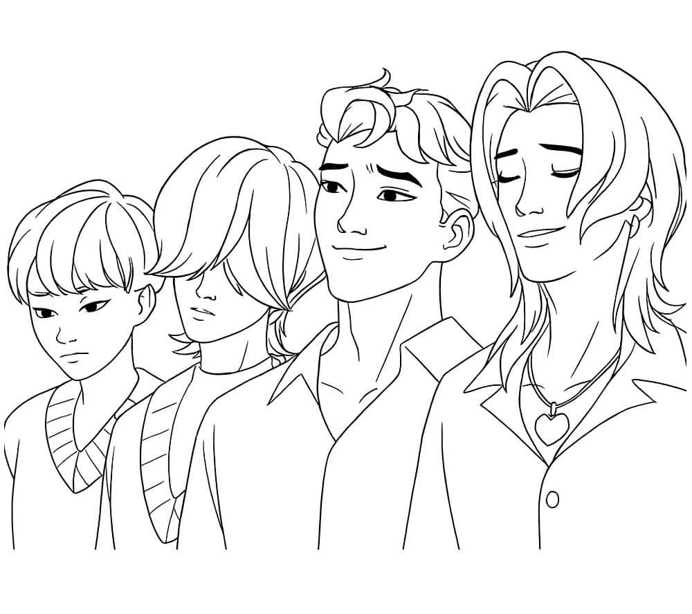 Characters in Saja Boys