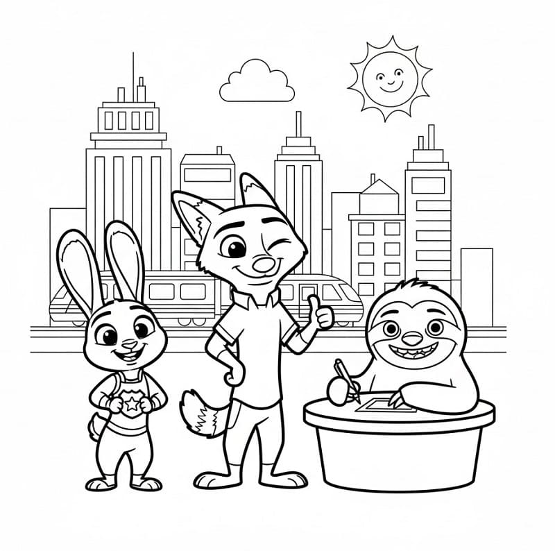 Các Nhân Vật Zootopia