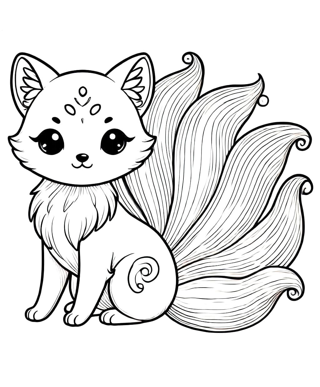 Cáo Chín Đuôi Cute Nhất