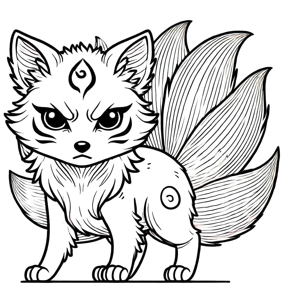 Cáo Chín Đuôi Giận Dữ