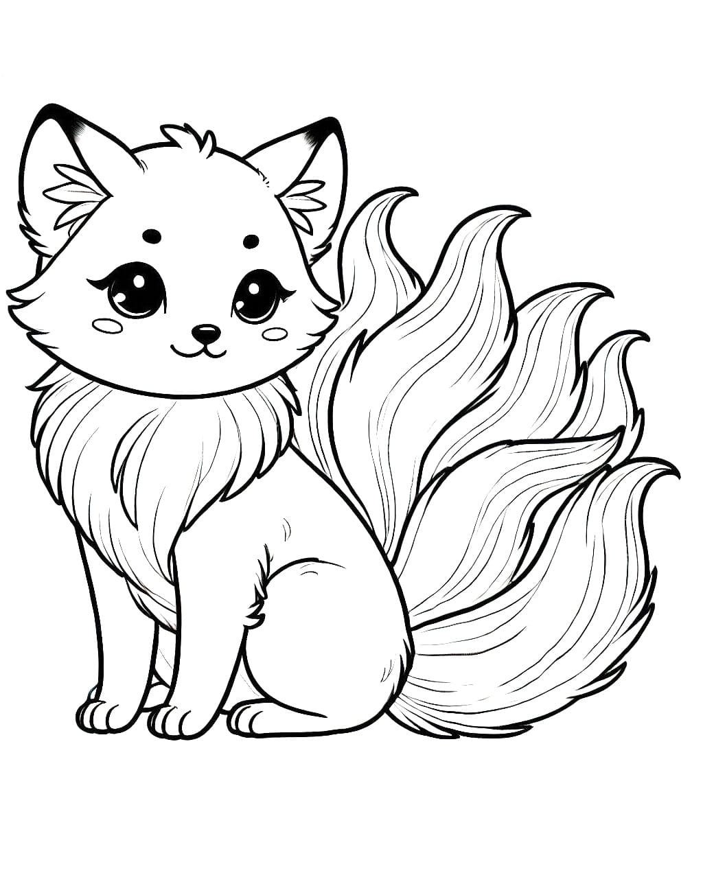 Cáo Chín Đuôi Mỉm Cười