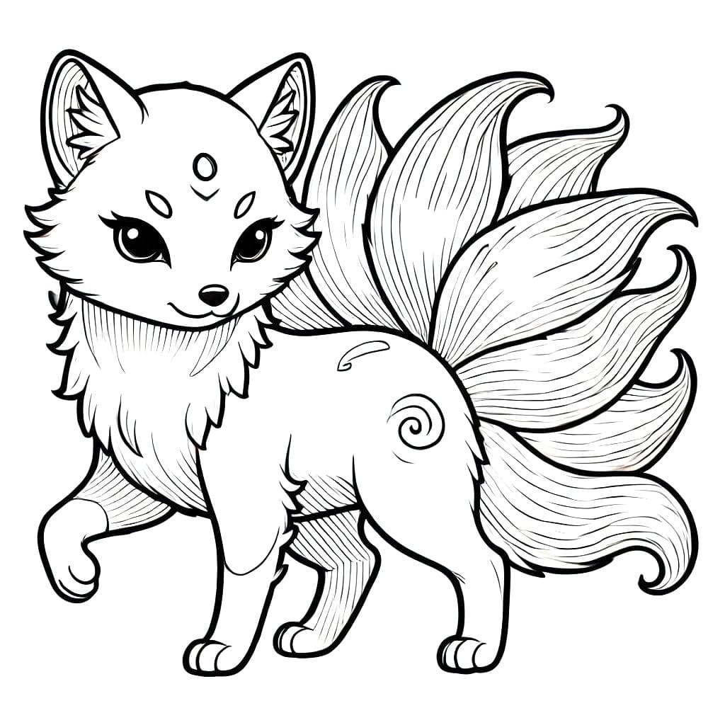 Cáo Chín Đuôi Ngầu