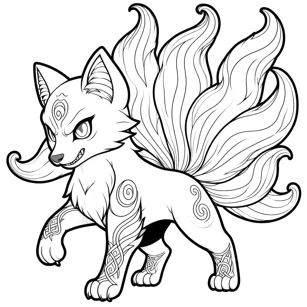 Cáo Chín Đuôi Tuyệt Đẹp