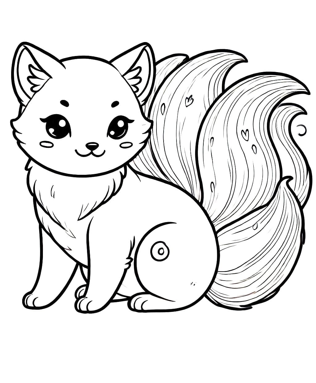 Cáo Chín Đuôi Xinh Xắn