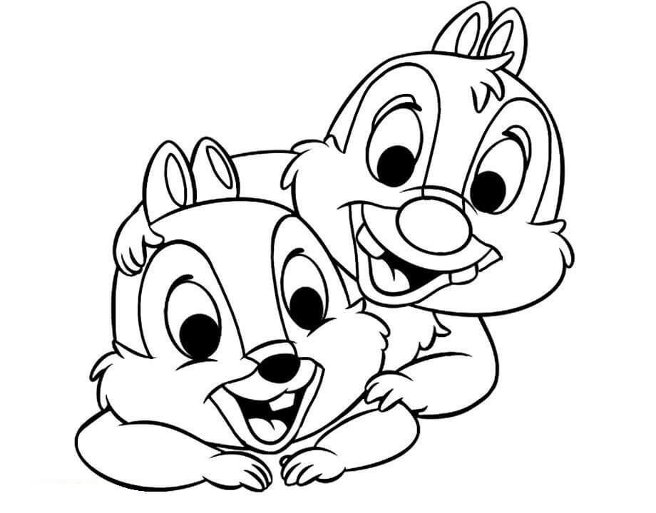 Chip và Dale Cười Vui Vẻ