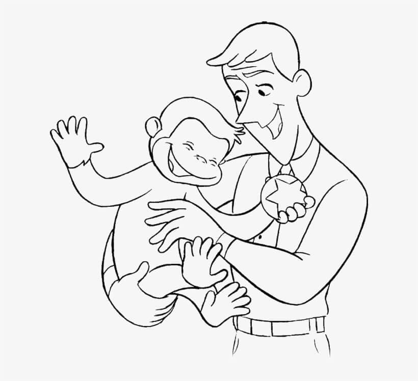 Chú Khỉ George Cười Vui Vẻ