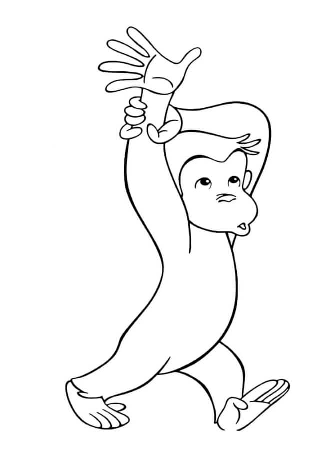 Curious George Walking
