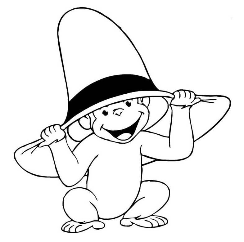 Chú Khỉ George Đội mũ