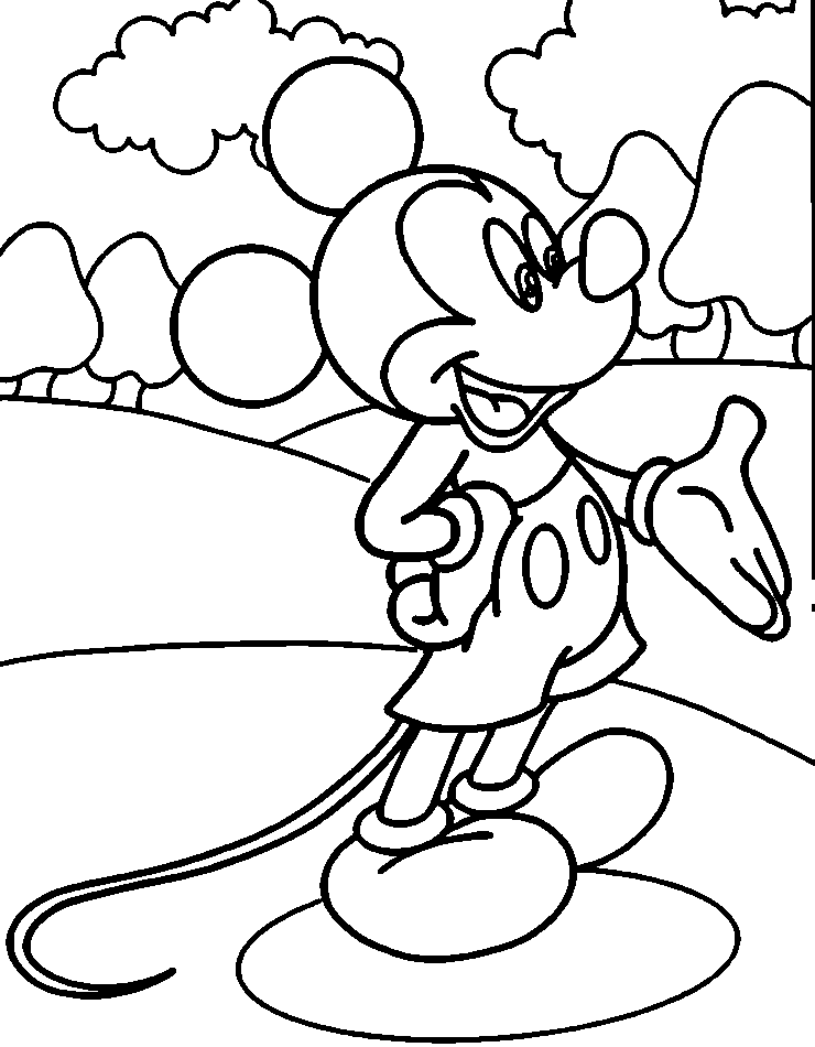 Chuột Mickey Trong Rừng