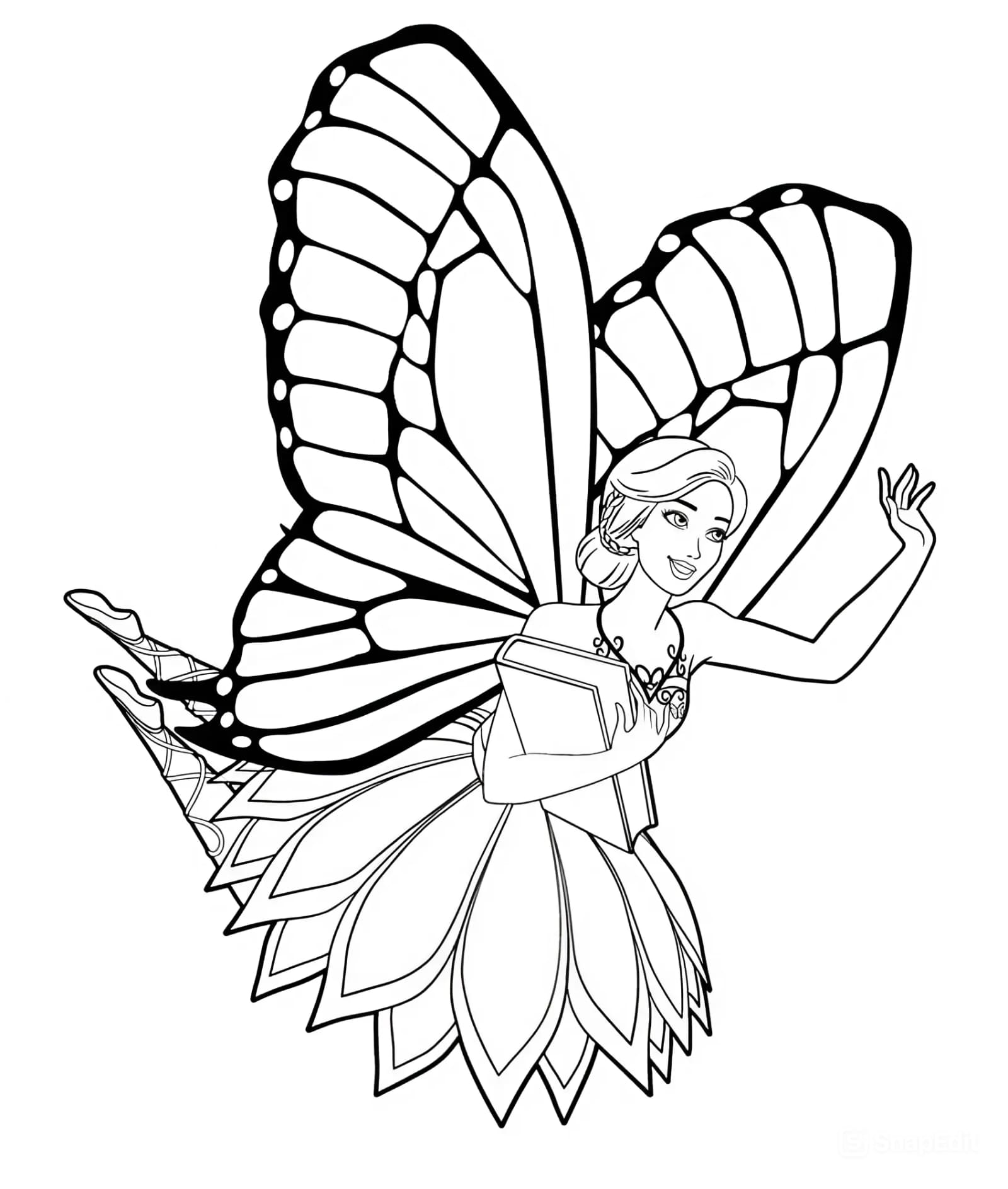 Cô Tiên Cầm Quyển Sách